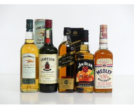 1 70-cl bt The Tyrconnell Irish Single Malt Scotch Whiskey 40% original tube 1 75-cl bt Jameson Irish Whiskey 40% 1 70-cl bt 