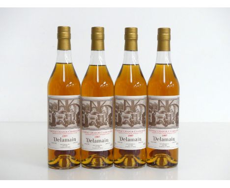 4 70-cl bts Delamain 1997 Grande Champagne Cognac landed 1998, bottled 2015 (L &amp; W)