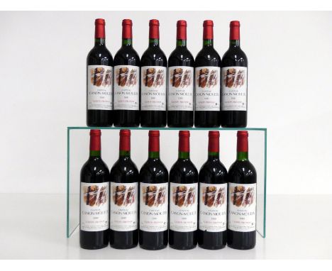 12 bts Ch. Canon-Moueix 2000 owc Canon Fronsac 4 hf/i.n, 6 i.n, 2 vts