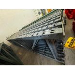 (15x) Teardrop Pallet Rack Uprights, 16' Tall X 36" Wide ($20 Loading fee will be added to buyer's i