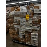 Pallet of (New) Inventory Consisting of Hats, Buttons, Zippers, Baton Rings, Jackets, Pants, Coats,