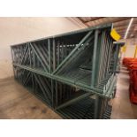 (30x) Teardrop Pallet Rack Uprights, 15' x 36" ($50 Loading fee will be added to buyer's invoice)