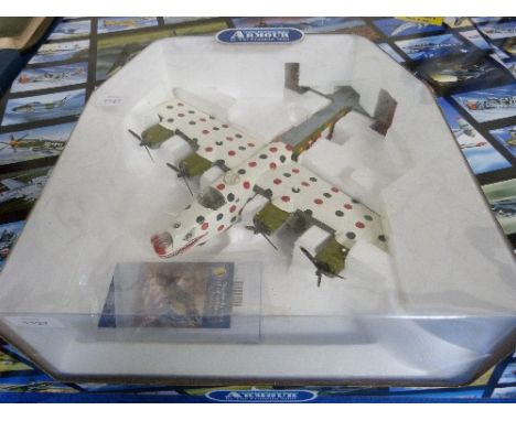 A Franklin Mint Armour Collection 1:48 scale B11E743(C) USAAF Consolidated B-24J Liberator Heavy Bomber Model, boxed.