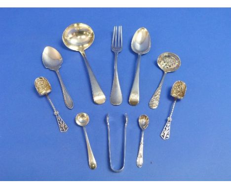 A George III silver Sauce Ladle, by Thomas Wallis & Jonathan Hayne, hallmarked London, 1813, monogrammed, together with a Vic