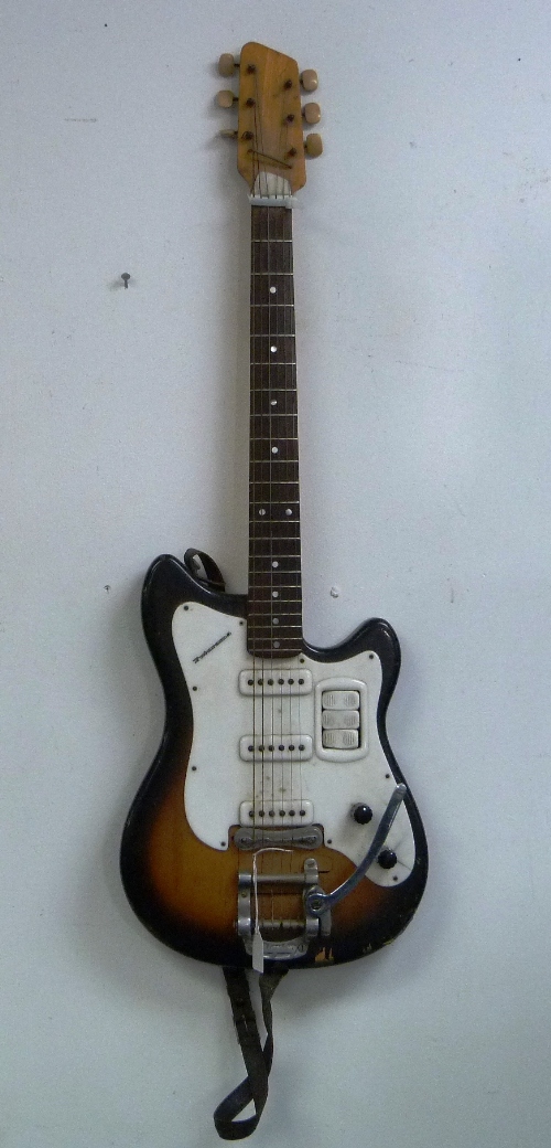 A Futurama 3 Electric Guitar, circa 1959/1960, with rosewoodeffect finger board and chrome tremo