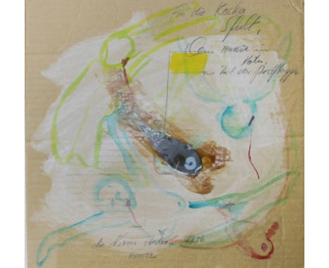 Anatol (Herzfeld) (deutsch, 1931 - 2019), die Nixeu sterben, 1986, Mixed Media, signiert, betitelt und datiert, Maße: 29 x 28