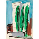 Karl Horst Hödicke. Ohne Titel (Hochhaus). 1992