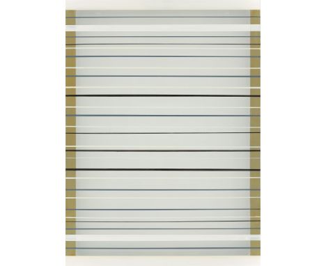 Carsten Nicolai (Karl-Marx-Stadt (Chemnitz) 1965 – lebt in Berlin). „PROTOTYPE VARI 2“. 2000Öl auf Polyester, auf Aluminiumra