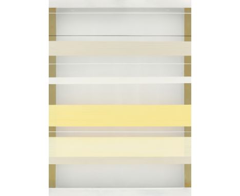 Carsten Nicolai (Karl-Marx-Stadt (Chemnitz) 1965 – lebt in Berlin). „prototype tele. variation 1“. 2000Öl auf Polyester, auf 