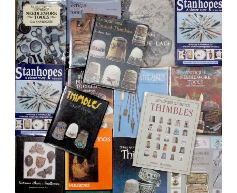 Reference Books _ a good selection including Holmes (E.F.) Thimbles, 1982, with dw, Rath (J.A.) Antique And Unusual Thimbles,