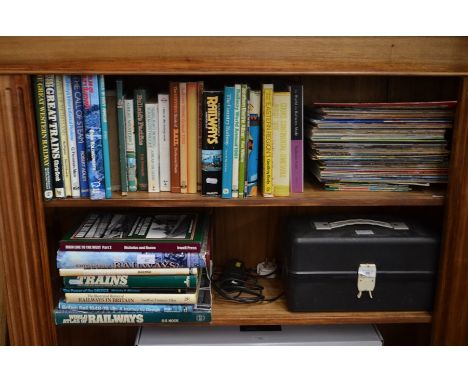 A collection of books relating to Railways and a quantity of Model Railway magazines etc