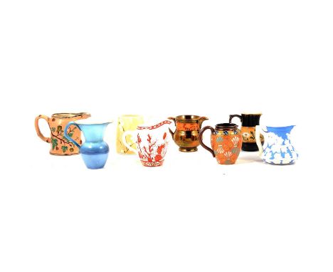 A large collection of china and ceramic milk and cream jugs, various makers including Doulton, Coalport, Royal Albert.