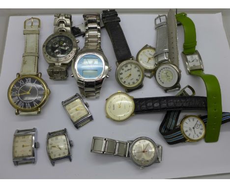 Lady's and gentleman's wristwatches including Timex 
