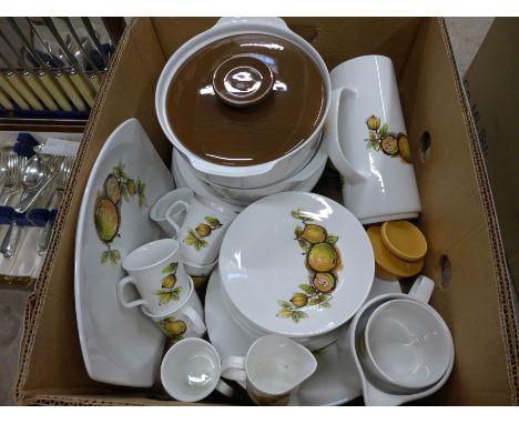 A J&amp;G Meakin studio coffee set, dinnerwares including two vegetable dishes and covers