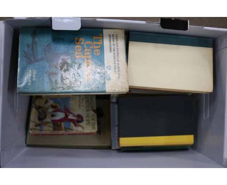 COLLECTION OF VINTAGE HARDBACK BOOKS
including fiction, fishing, shipping, falconry, etc