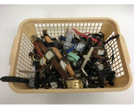 A quantity of over one hundred mixed lady's and gent's watches including some vintage examples