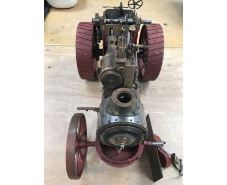 A Part Complete W Allchin Live Steam Traction Engine Model 45cm in length