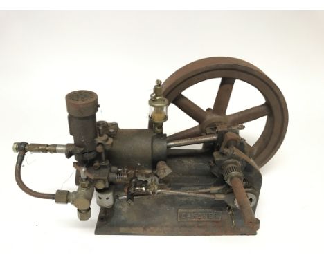 A Gardner Model Stationary Engine Length 30cm Height 26cm Flywheel Dia 22.5cm