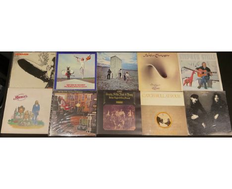 Vinyl Records - LPs including Led Zeppelin - SD8216; The Who - Who's Next DL79182; Rolling Stones - Get Yer Ya-Ya's Out NPS-5