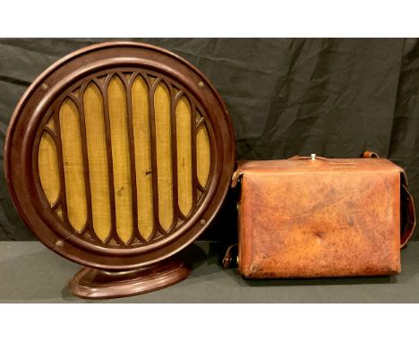 A British Thomson-Houston Co, Ltd speaker; a W.Moser cartridge case (2) 