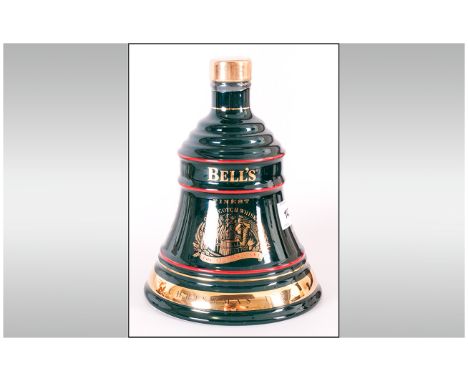 Bells Finest Old Scotch Whisky Decanter 'Christmas 1992'. Unopened and seals intact.