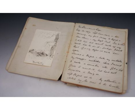 A MS. Journal of a boat trip from Oxford to Taplow by Marie Pearce Serocold (eldest daughter of Charles Pearce Serocold). in 