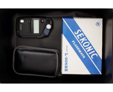 A Sekonic Model L-308b II Light Meter, in maker's box