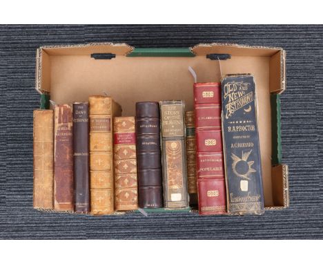 Ten Books on Astronomy, including: Ferguson; General Astronomy, Young; The Dawn of Astronomy, Lockyer; The Heavens, Guillemin