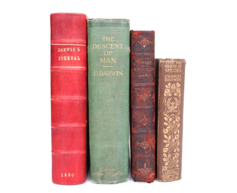 Four Books by Charles Darwin,JOURNAL OF RESEARCHES INTO THE NATURAL HISTORY AND GEOLOGY of the COUNTRIES VISITED DURING THE V