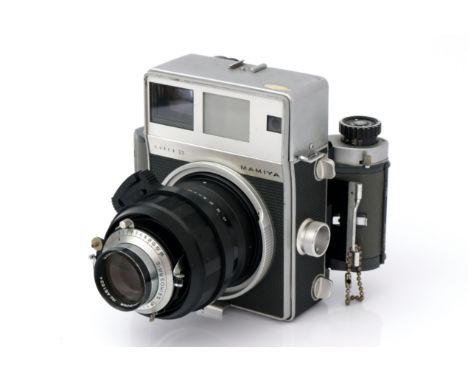 A Mamiya Super 23 Medium Format Rangefinder Camera, with Mamiya-Sekor f/5.6 150mm lens and 6x7 back