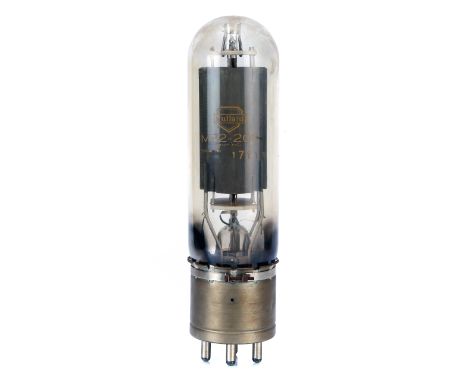 A Very Large Valve By Mullard, with transfer for 'Mullard, MZ2-200, British Made, Serial No. 17113, untested, as found CONDIT