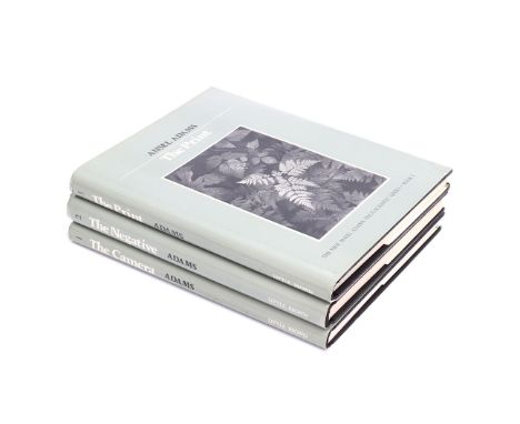 Three Ansel Adams Books, to include 'The Camera', 'The Negative' and 'The Print'(3)