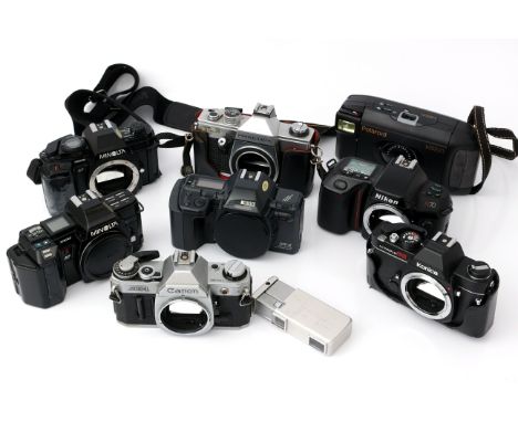 A Selection of Various SLR Bodies, including Minolta 9000, Minolta 7000, Konica Autoreflex TC and more (a lot)