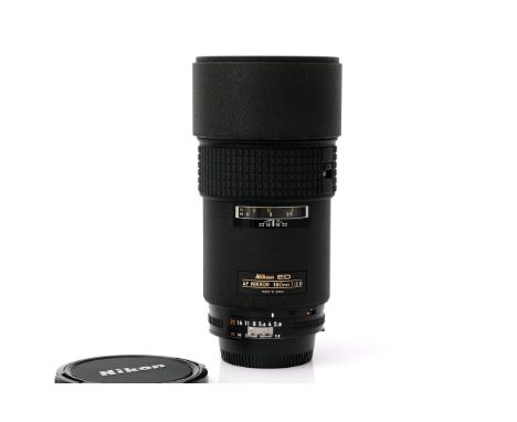 A Nikon ED AF Nikkor f/2.8 180mm Lens, focus ring faulty, requires attention