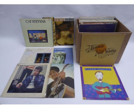 RECORDS, VINYL, A COLLECTION OF MAINLY FOLK ALBUMS AND VARIOUS OTHERS, artists to include; Richard Thomson, Van Morrison, Nei