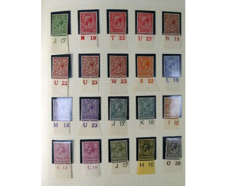 SUPERB COLLECTION OF GREAT BRITAIN, QV - GV, HOUSED IN BOXED ALBUM, 1880 - 84 mint and used to 5d, 1883 - 84 1 1/2d - 1/-, vf