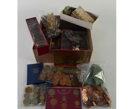 VERY LARGE SELECTION OF QUEEN ELIZABETH II PRE-DECIMAL SILVER AND COPPER COINAGE, much in uncirculated condition and many hou