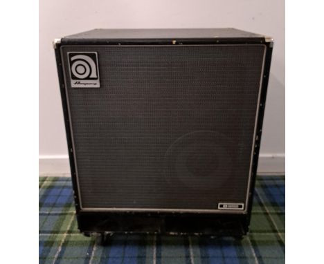 AMPEG BASS GUITAR SPEAKER CABINETmodel B410HLF, 400 watts, with a wheeled base, 72cm x 58cm x 44.5cm 