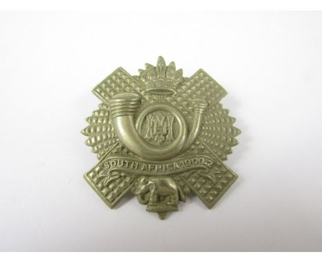 A 6th Battalion the Highland Light Infantry Territorial Force glengarry badge