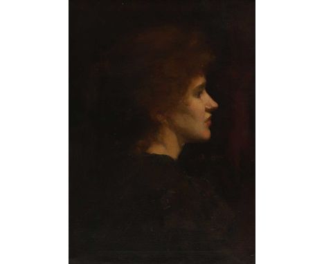 ▴ Harold Speed (1872-1957)Portrait of a young woman, bust-length in profileoil on canvas54 x 38.5cmCondition ReportFramed: 67