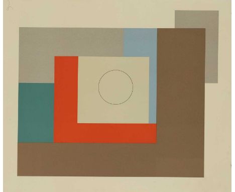 ▴ Ben Nicholson OM (1894-1982)'Abstract Composition, 1936'lithograph in colours, 1973sheet 66.5 x 80cm, unframedProvenance: A