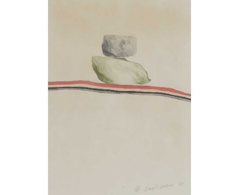 ▴ David Hockney OM CH RA (b.1937)'Rocks Nevada'lithograph in colour, signed and dated 'David Hockney '68' in pencil l.r., num