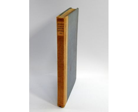 W R Lethaby and others.  Ernest Gimson; His Life and Work, limited edition 40/500, memorial volume, 4to, cloth and paper boar