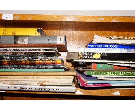 Reference volumes, including American Pewter, Georgian Furniture, RSA Journals, etc, (1 shelf).