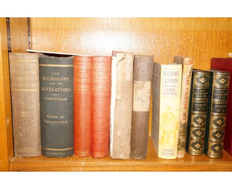 Books, including Keightleys Mythology, Mrs Beeton's Cookery Book, Archeology and false antiques, etc, (1 shelf).