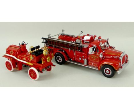 A quantity of Matchbox, Models of Yesteryear Fire Engine series models, circa 1997, including a 1935 Mack AB fire engine, 193