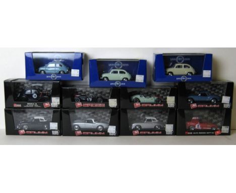 A quantity of Brumm scale models, comprising; an Alfa Romeo, 33TT12, 1975, R239, a Simea 8 1934, R262, a Cooper TS3, 1961, R3