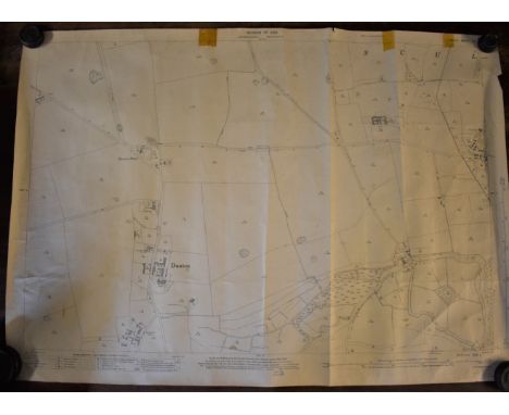 Ordnance Survey Map - Northern Division Walsingham R.D. Revision of 1939, measures 103cm x 73cm,  good condition