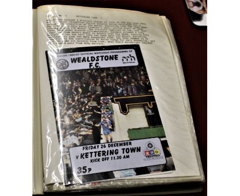 Wealdstone F.C -1986-87-G.M Vauxhall Conference -Home (9)-Away (11)-with match reports(20)