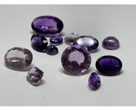 86.80cts Mixed Large Light Pink to Purple Coloured Stones